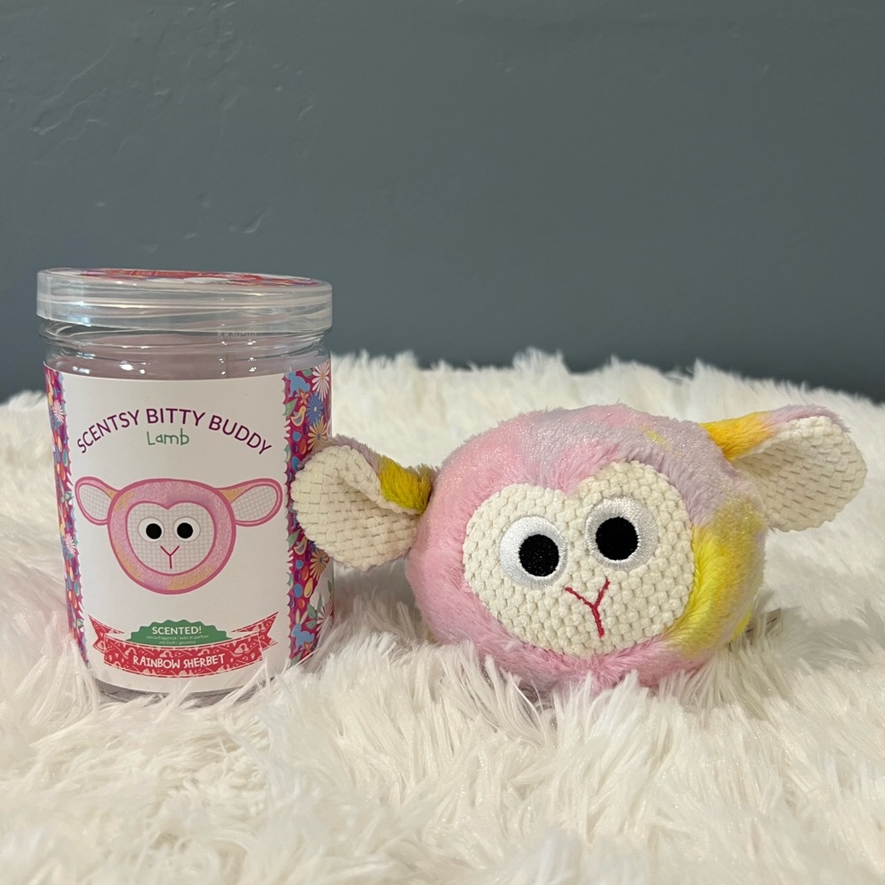 Scentsy itty bitty buddy. Rainbow sherbert scented. New.